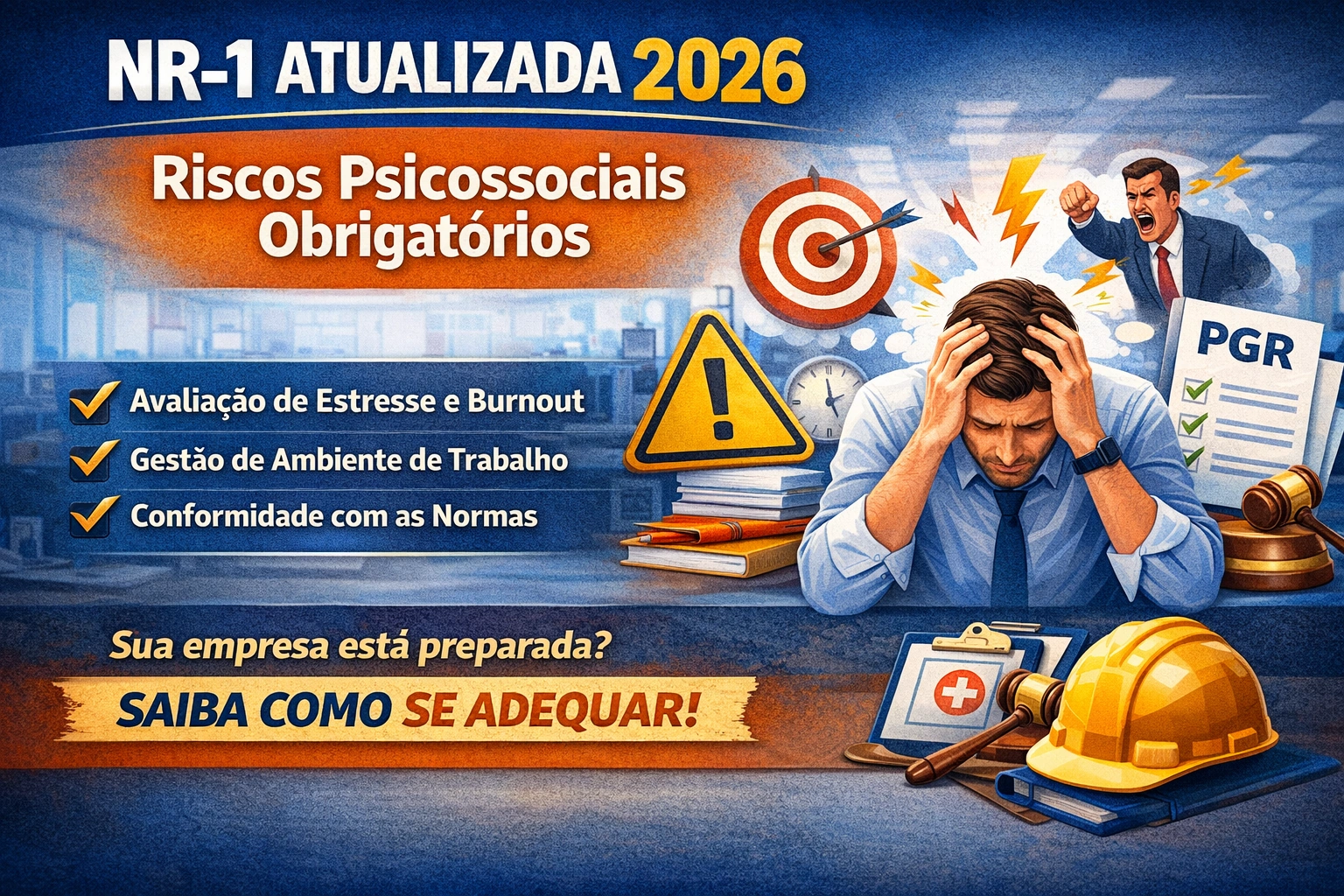 NR1 Atualizada Riscos Psicossociais